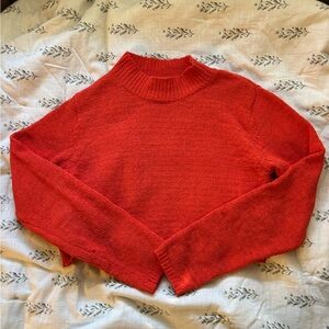 Wild Fable Vibrant Red Turtleneck Sweater